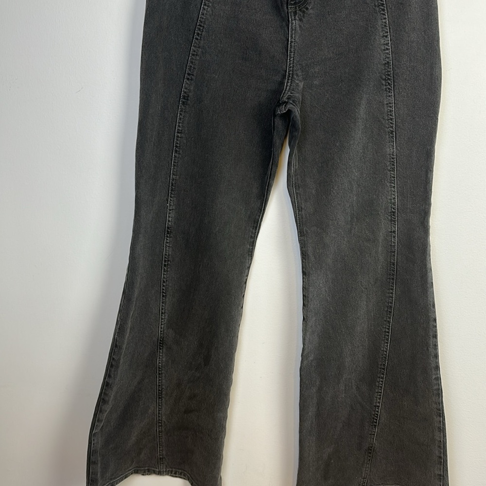 Free People We The Free Florence Flare Jeans High Rise Size 32 Stretch Cotton - Picture 5 of 16